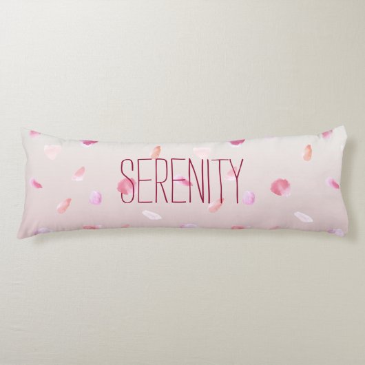 セレニティロマンチックバラ花びら ボディピロー (正面)