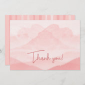 セレニティロマンティックピンク風景 シーズンカード (正面/裏面)