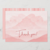 セレニティロマンティックピンク風景 シーズンカード (正面/裏面)