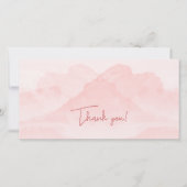 セレニティロマンティックピンク風景 シーズンカード (正面)