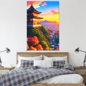 セレニティーオーバーザメトロポリス キャンバスプリント (インサイチュ (寝室))