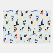 セレニティーナウ – ヨガテーマ ラッピングペーパーシート (正面2)