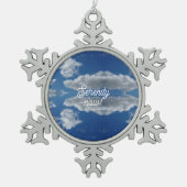 セレニティ今だ！ スノーフレークピューターオーナメント (正面)