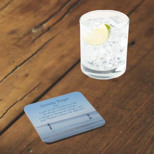 セレニティ感動的祈りの言葉ビーチウォーカーズ コースター