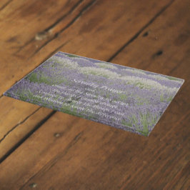 セレニティ感動的祈りの言葉ラベンダーガーデン カッティングボード