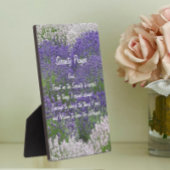 セレニティ感動的祈りの言葉ラベンダーガーデン フォトプラーク