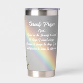 セレニティ感動的祈りの言葉レインボー 保温保冷タンブラー (左面)