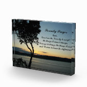 セレニティ感動的祈りの言葉夕べサンセット フォトブロック (右)