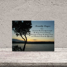 セレニティ感動的祈りの言葉夕べサンセット