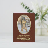 セレニティ祈りの言葉のナッツシェル ポストカード (スタンド正面)