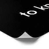 セレニティ祈りの言葉はっきりしたポスター白黒引用文 ポスター (角)