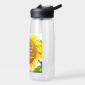 セレニティ祈りの言葉イエローサンフラワーフローラ ウォーターボトル (左面)