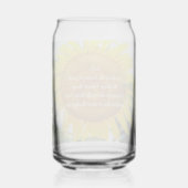 セレニティ祈りの言葉イエローサンフラワーフローラ ガラス缶 (裏面)