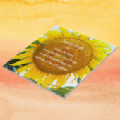 セレニティ祈りの言葉イエローサンフラワーフローラ タイル