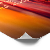 セレニティ祈りの言葉インカラフルスタイル ポスター (角)