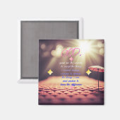 セレニティ祈りの言葉インスパイアウィズクリスチャンアート マグネット (正面/裏面)