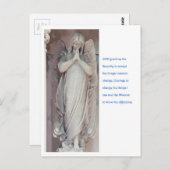 セレニティ祈りの言葉ウィズエンジェル ポストカード (正面/裏面)