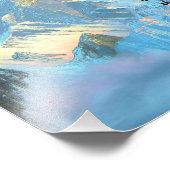 セレニティ祈りの言葉ウィズパノラマビュー山エベレスト フォトプリント            (角)