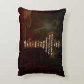 セレニティ祈りの言葉ウィズビューティフルクリスチャンアート アクセントクッション (裏面(縦))