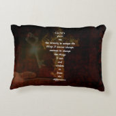 セレニティ祈りの言葉ウィズビューティフルクリスチャンアート アクセントクッション (裏面)