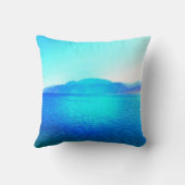 セレニティ祈りの言葉ウィズブルー海とアメージングスカイ クッション (裏面)