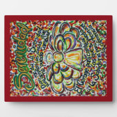 セレニティ祈りの言葉エンジェルスペインのズ絵画アートプラーク フォトプラーク (正面)