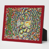 セレニティ祈りの言葉エンジェルスペインのズ絵画アートプラーク フォトプラーク (側面)