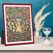 セレニティ祈りの言葉エンジェルスペインのズ絵画アートプラーク フォトプラーク (側面)