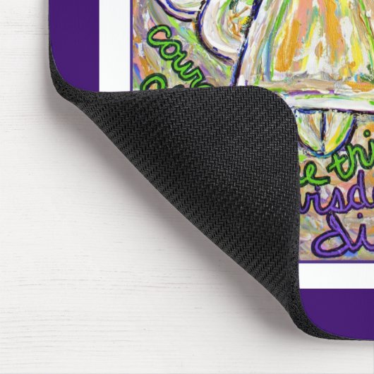 セレニティ祈りの言葉エンジェルマウスパッド マウスパッド (コーナー)