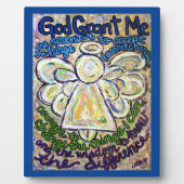 セレニティ祈りの言葉エンジェル絵画ズアートプラーク フォトプラーク (正面)