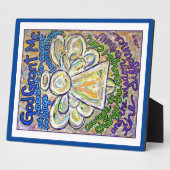 セレニティ祈りの言葉エンジェル絵画ズアートプラーク フォトプラーク (側面)