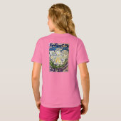 セレニティ祈りの言葉エンジェルTシャツ（ダブルエンジェル） Tシャツ (裏面フル)