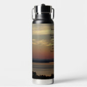 セレニティ祈りの言葉オレンジシースケープサンセット ウォーターボトル (正面)