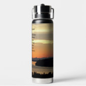 セレニティ祈りの言葉オレンジシースケープサンセット ウォーターボトル (背面)