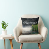 セレニティ祈りの言葉カタイルインミスト感動的 クッション (椅子)