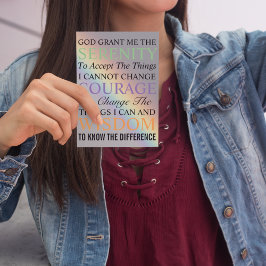 セレニティ祈りの言葉カラフルレインボー