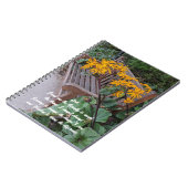 セレニティ祈りの言葉ガーデンベンチフローラ ノートブック (左側)