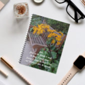 セレニティ祈りの言葉ガーデンベンチフローラ ノートブック