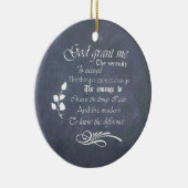 セレニティ祈りの言葉ギフトカルボードレトロ セラミックオーナメント (右)