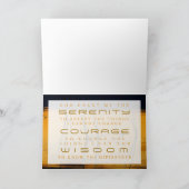 セレニティ祈りの言葉グリーティングカード カード (内部)