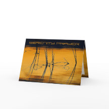 セレニティ祈りの言葉グリーティングカード