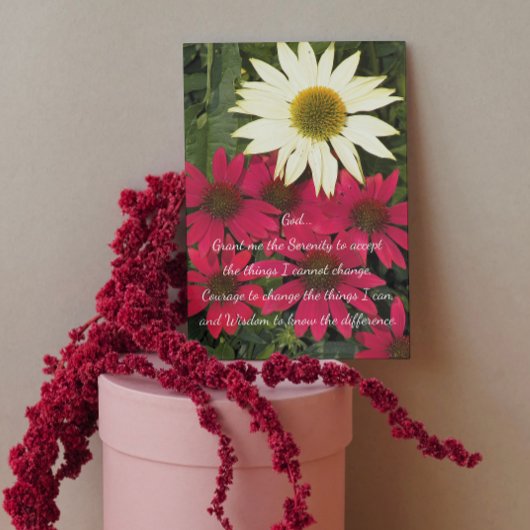 セレニティ祈りの言葉コンフォローア空白のフローラ カード