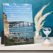 セレニティ祈りの言葉シースケープ フォトプラーク (側面)