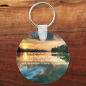 セレニティ祈りの言葉シーニックキーチェーン キーホルダー (正面)