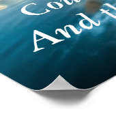 セレニティ祈りの言葉シーニックポスター ポスター (角)