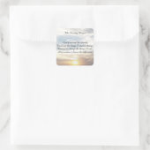 セレニティ祈りの言葉シール スクエアシール (バッグ)