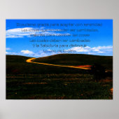 セレニティ祈りの言葉スペインの/ポスター/やる気を起こさせる ポスター (正面)