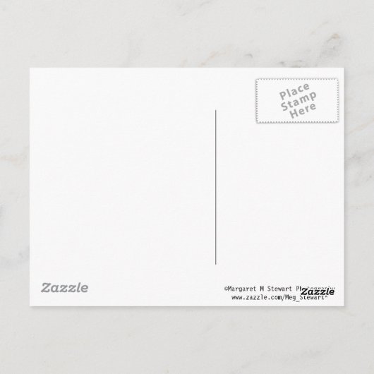 セレニティ祈りの言葉チムンクハガキ ポストカード (裏面)