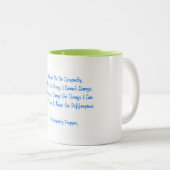 セレニティ祈りの言葉ツートーンブルーグリーンリカバリホープ ツートーンマグカップ (正面右)