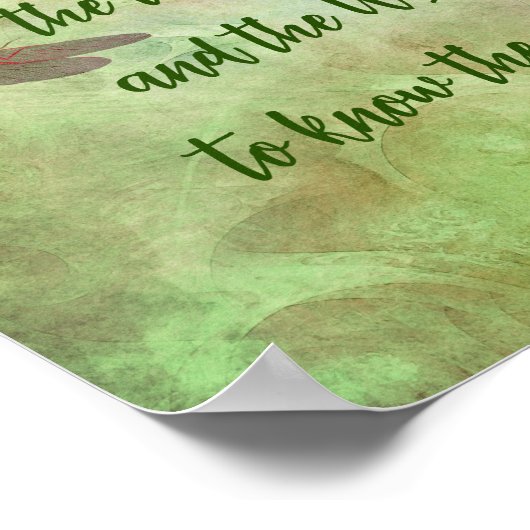 セレニティ祈りの言葉バタフ感動的ラ ポスター (角)